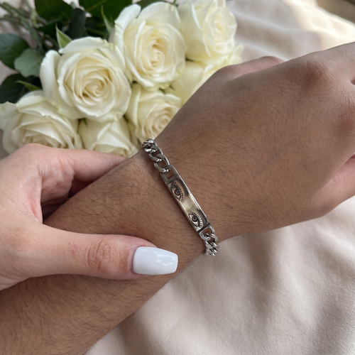 CUSTOM EYES ENGRAVABLE BRACELET